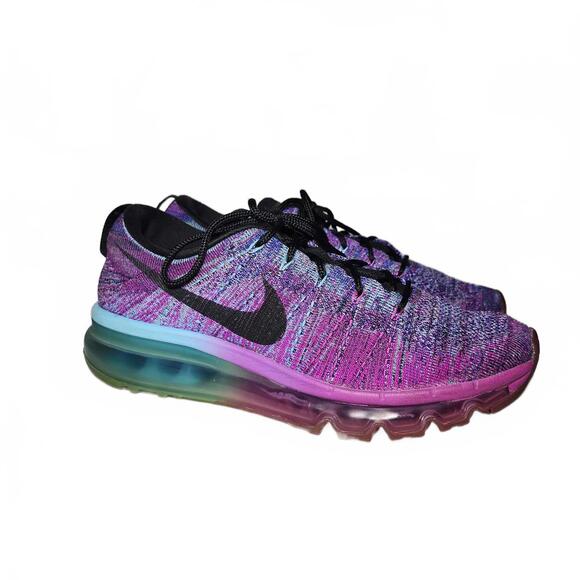 Nike Shoes - Nike Womens Air Max Flyknit Racer Running Shoes Multi Size 7.5